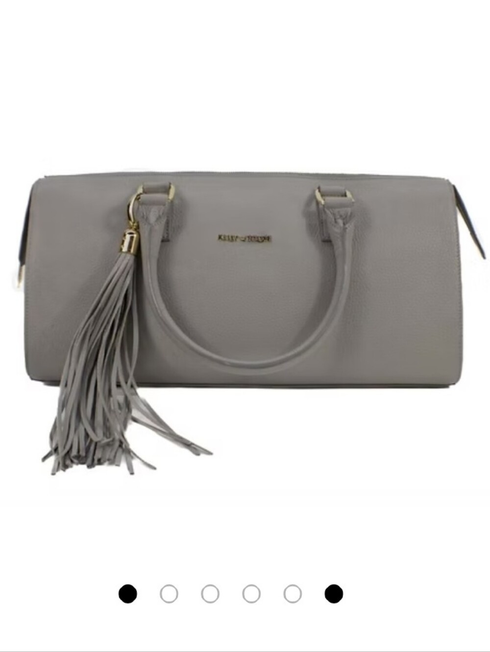 Kelly Tooke Soho Satchel Women’s Gray Leather Satchel